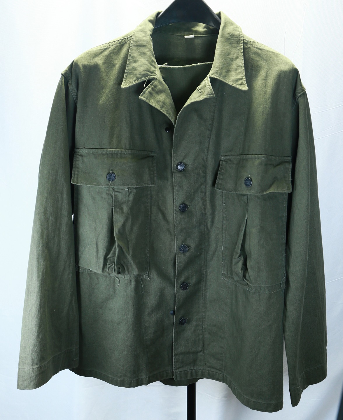 FINE WW2 US ARMY TYPE 2 “SPECIAL” HBT JACKET – BLUEGRASS MILITARIA