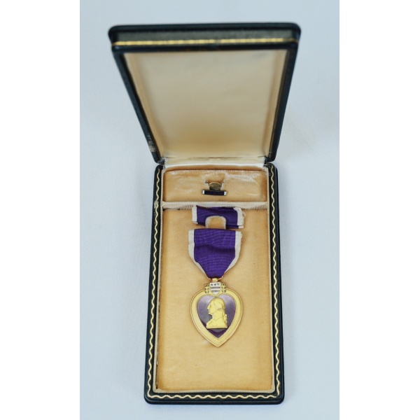 WW2 PURPLE HEART 47th INFANTRY REGIMENT, 9th DIVISION KIA - Image 3