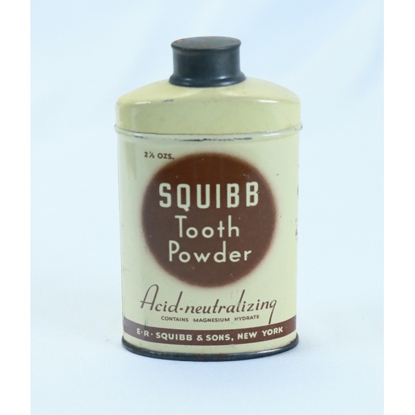 ORIGINAL WW2 ERA SQUIBB TOOTH POWDER