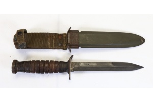 BLADE MARKED UTICA M3 FIGHTING KNIFE