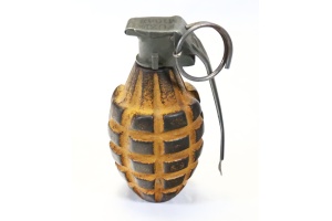 SCARCE YELLOW MK2 HE HAND GRENADE