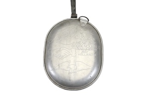 EXCELLENT TRENCH ART MESS KIT BY USN SEABEE